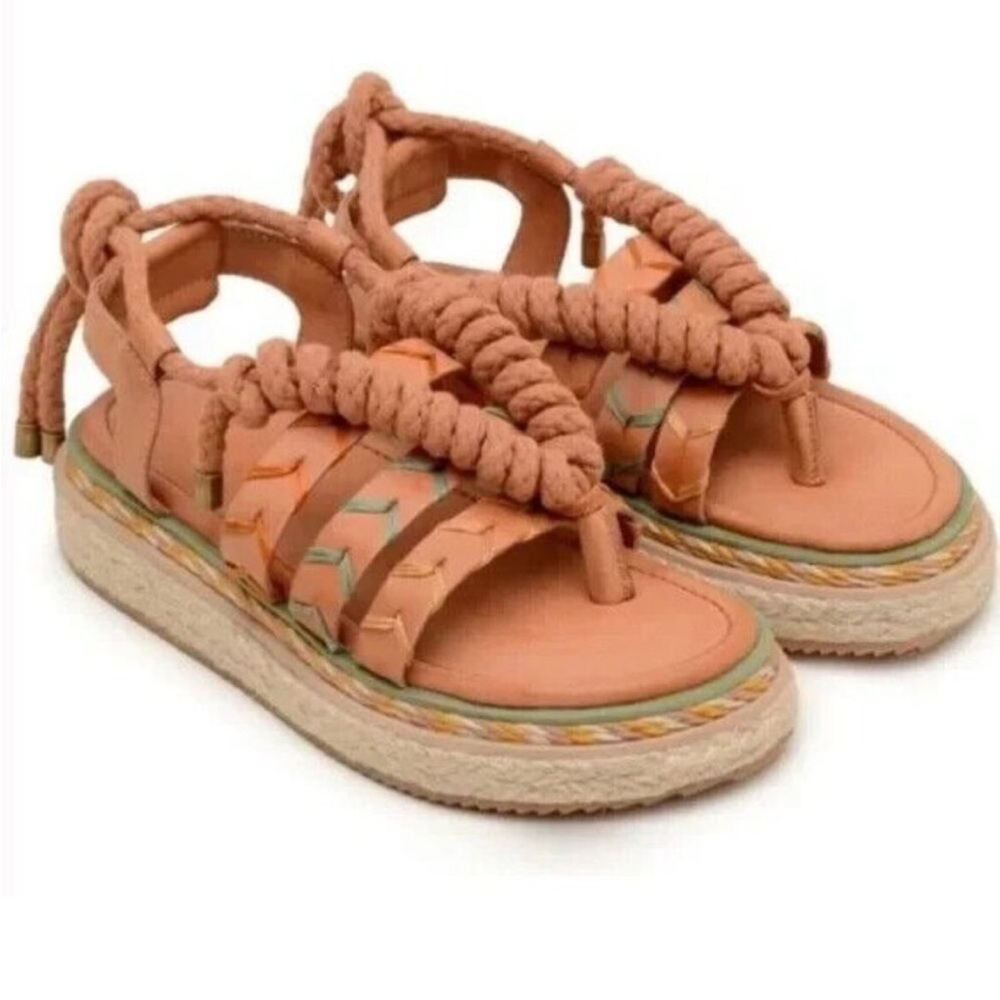 Farm Rio Sand Rope Flatform Sandals